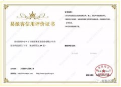厦门田舟企业网站建设有限公司荣获中石化易派客企业法人信用认证AA等级