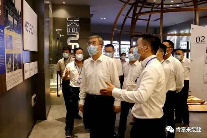 佛山市委书记鲁毅到厦门田舟企业网站建设有限公司调研